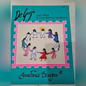 Ted DeGrazia Designs Los Ninos The Children Counted Cross Stitch Chart 1990